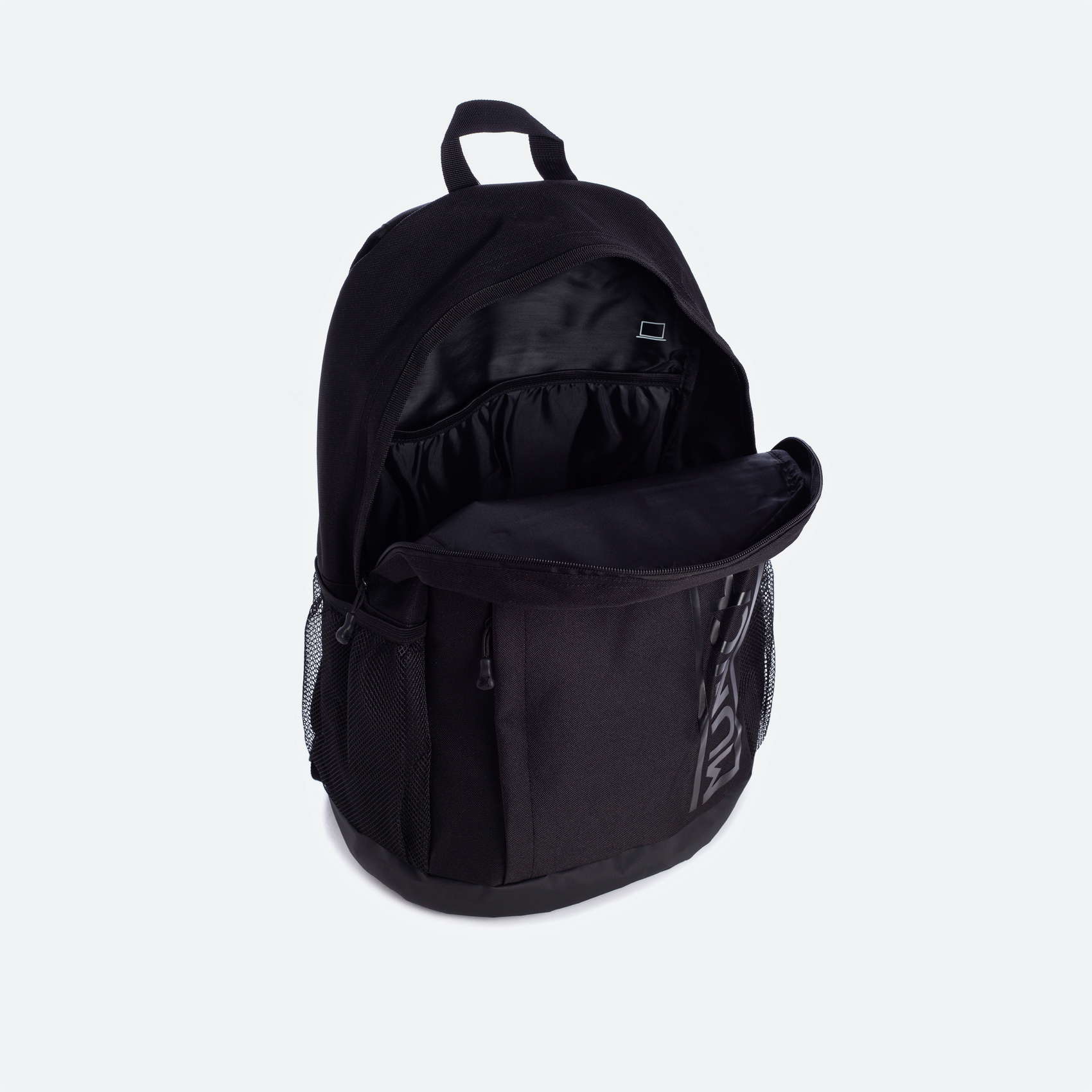 Munich Gym Sports Backpack Slim Black FW24, Unisex Adulto, Nero, Nero