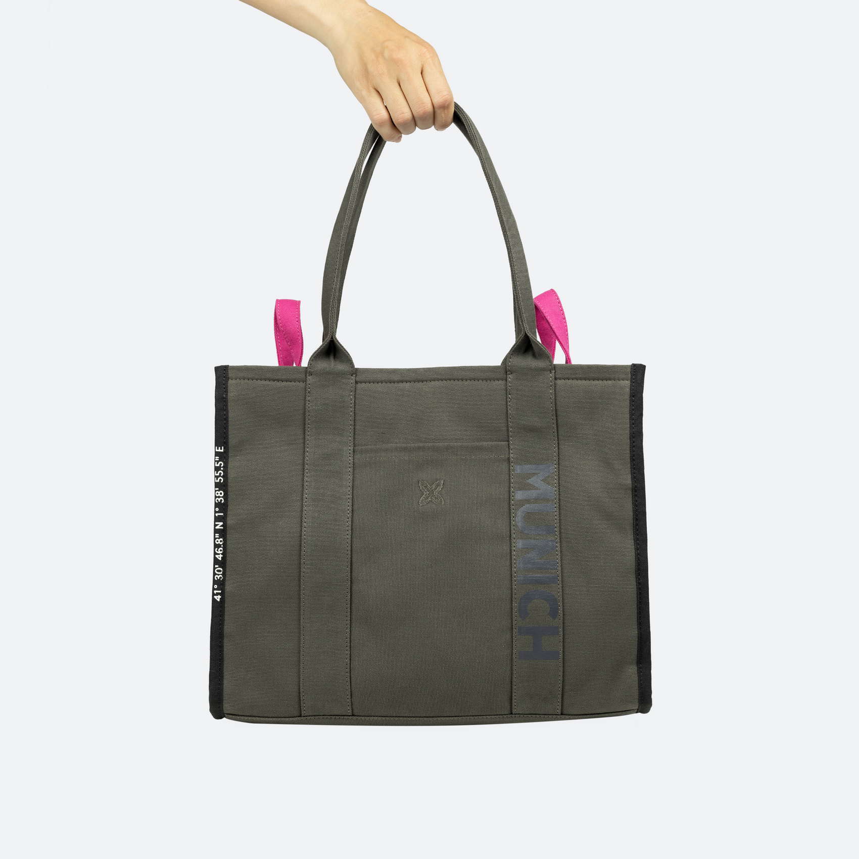 CALA SHOPPER C/KHAKI FUCSIA