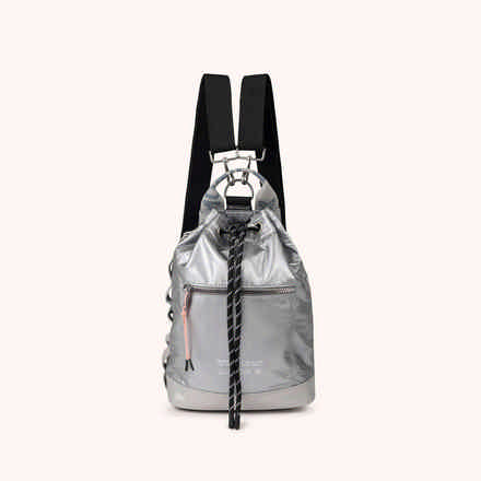 9L Adaptable Drawstring Backpack Khaki | DEEP RECYCLED DRAWSTRING