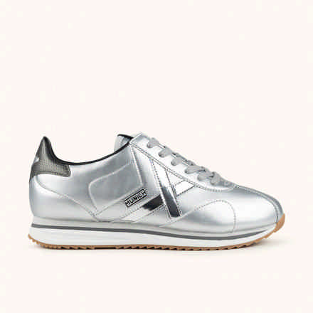 シューズ MUNICH CONTINENTAL 39 White and Red Leather Futsal Sneakers | MUNICH CONTINENTAL V2 70
