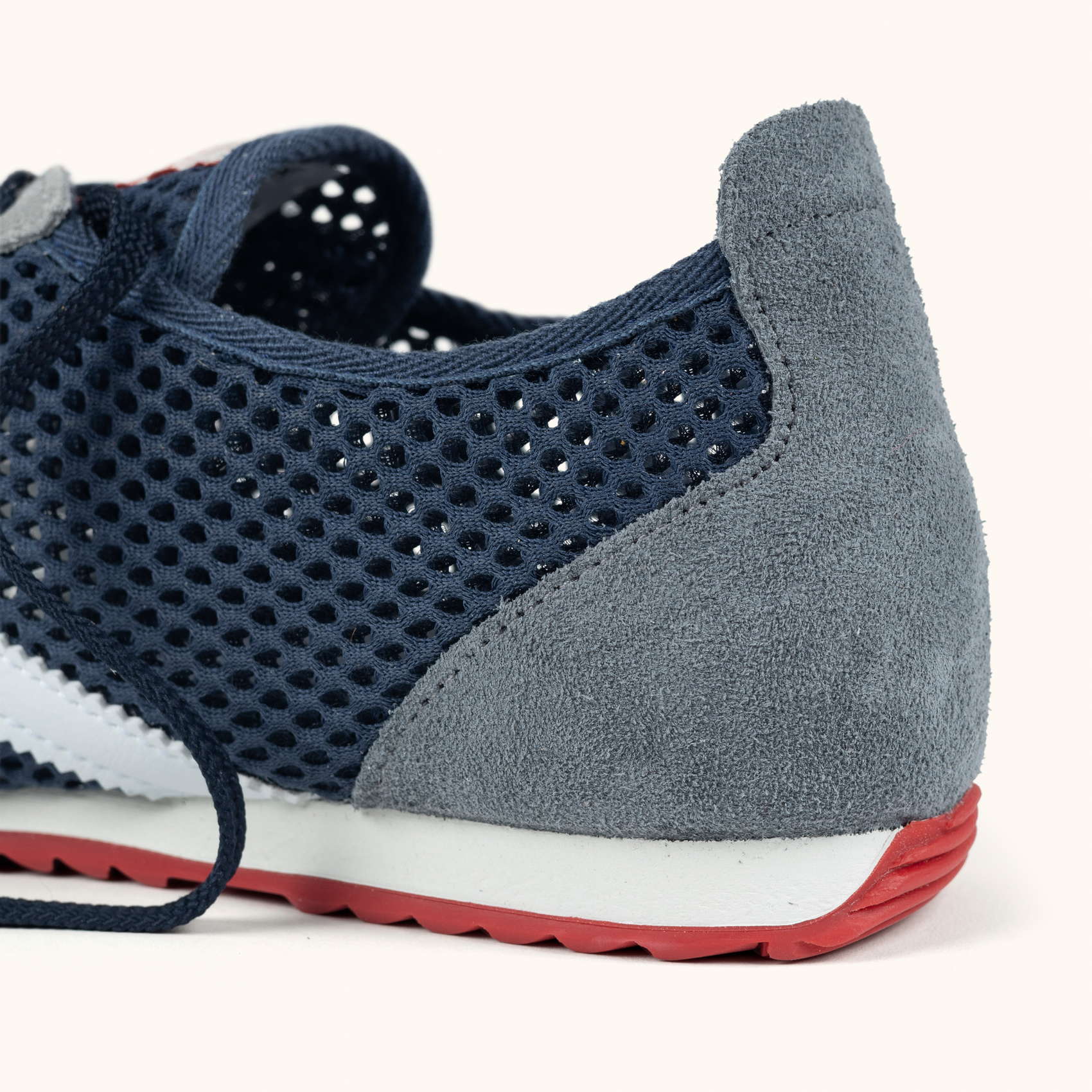 Sneakers Retro de Rejilla y Serraje Azul | MUNICH OSAKA 582