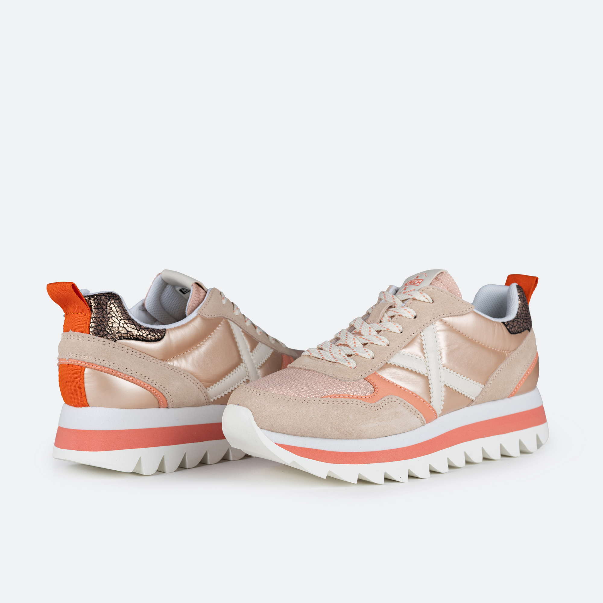Zapatillas Munich Ripple Mujer - Plataforma Deportiva Con Estilo