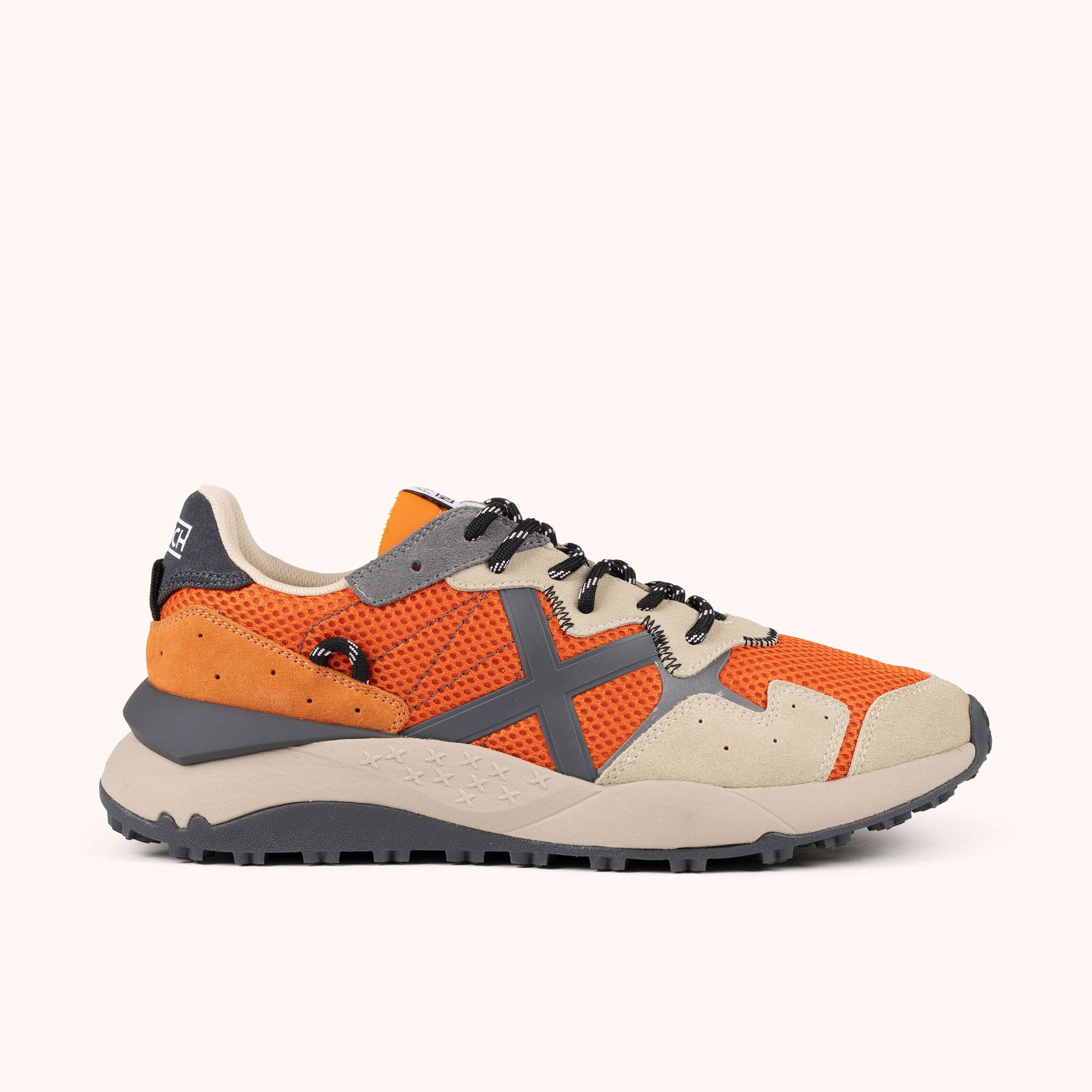 Sneakers Sports Elegance Orange Beige and Grey | MUNICH SHIBUYA 34