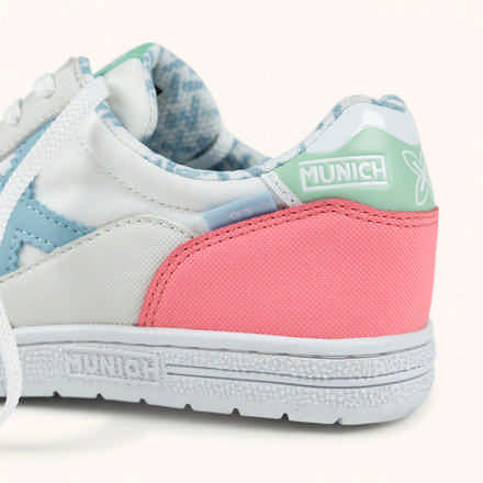 Kids' Indoor Football Sneakers in Blue and Orange | MUNICH G-3 KID 449