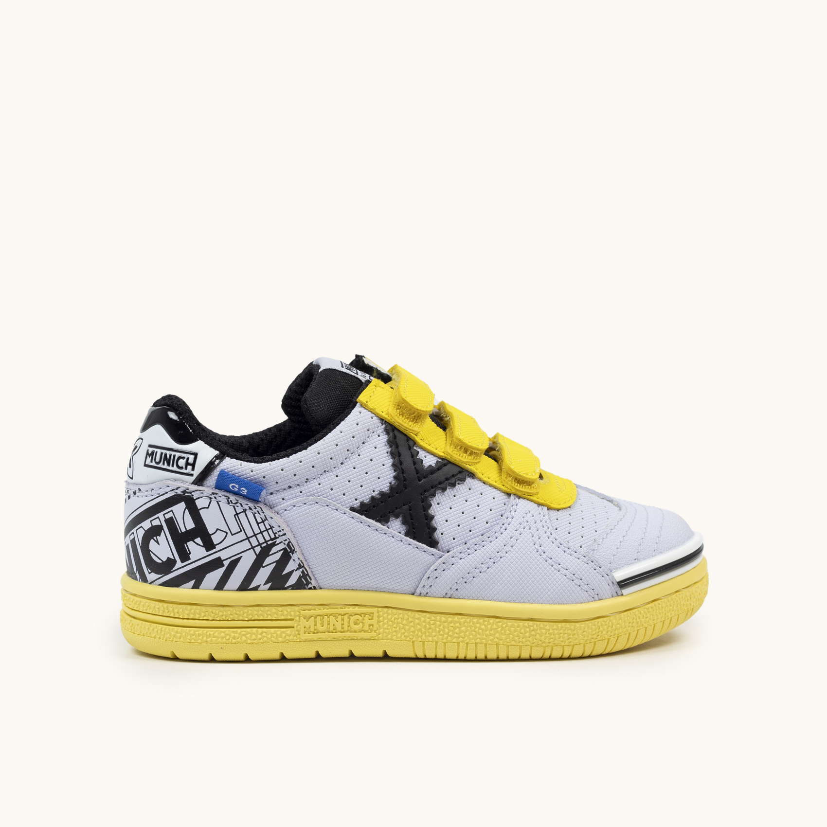 Basket - Munich 8620301 - Mixte Enfant - Gresca Kid Vco S - Chaussures De Fitness