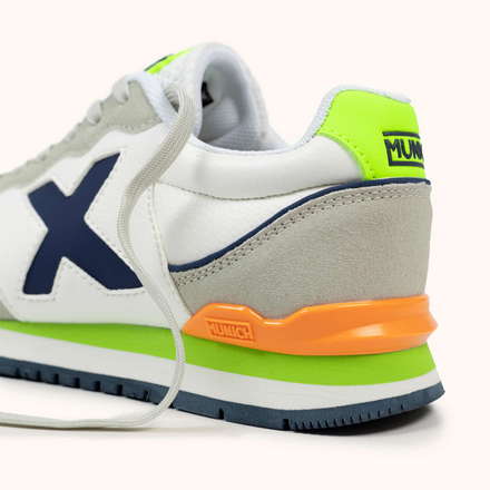 Scarpe Unisex Bambini Munich Dash Kid VCO 164 | Retrò Running Urbano In Poliuretano E Griglia