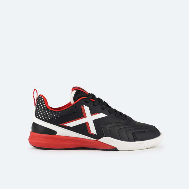 Zapatillas Munich Rondito Kid – Cordones Elásticos, Color Blanco, Talla 31 EU, Diseño Aerodinámico Para Fútbol Sala