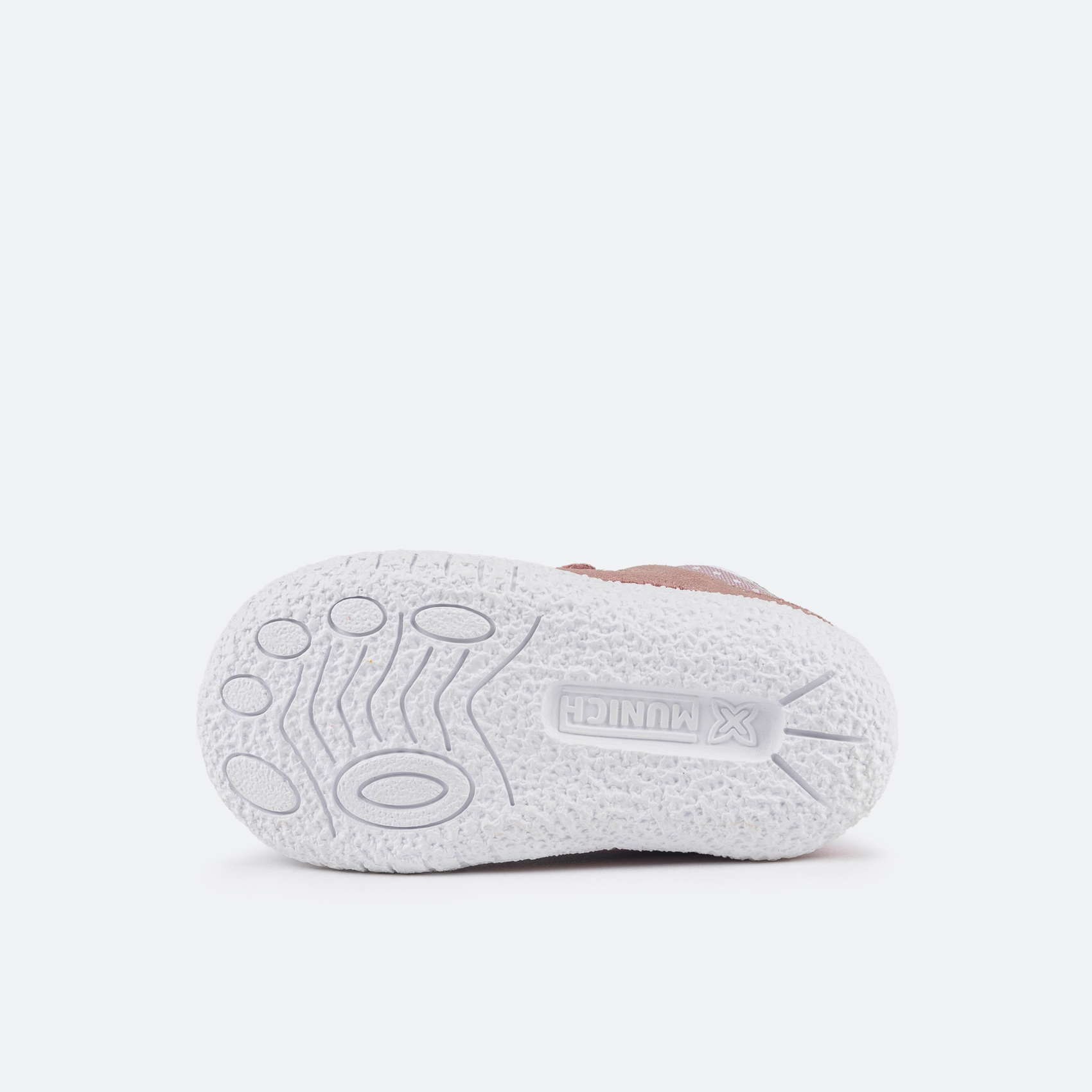 Zapatillas Munich Baby Goal 1622 Para Niño - Color Blanco, Material Sintético, Suela Antideslizante, Cierre De Velcro