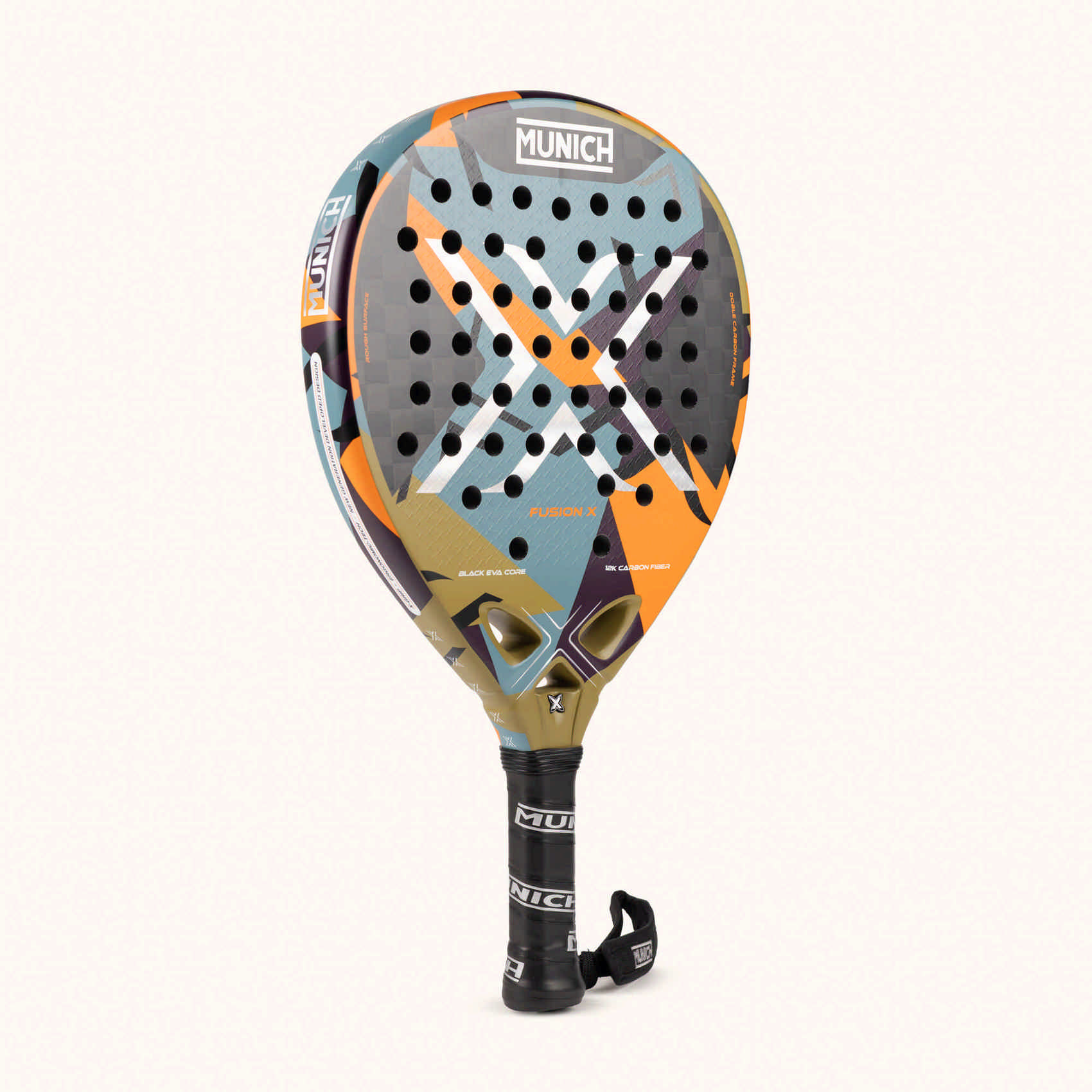 12K Carbon Padel Racket and Round Format | MUNICH FUSION X