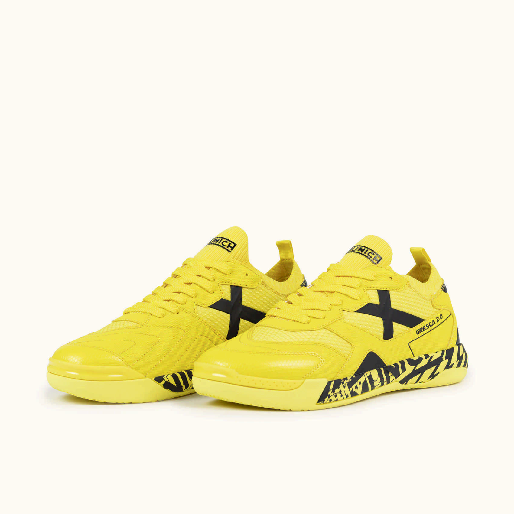 MUNICH フットサルシューズ イエロー 40 Munich Gresca 2.0 10 | Zapatillas Fútbol Sala Amarillo Flúor