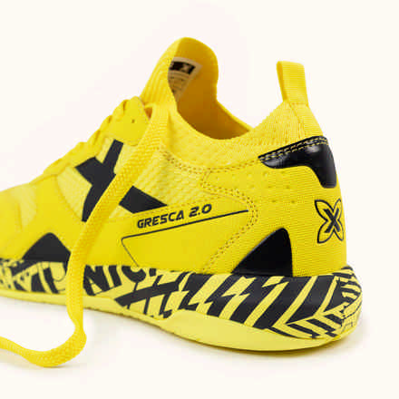 Indoor football shoes Futuristic Design Yellow | MUNICH GRESCA 2.0