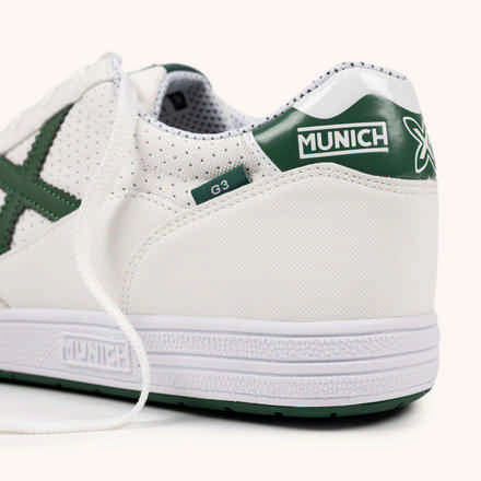 Technical Indoor Football Shoes White and Black | MUNICH G3 PROFIT 07