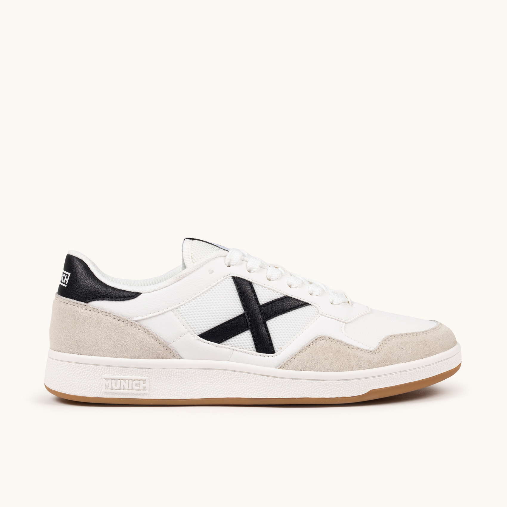 White Leather Urban Sneaker Retro Style | MUNICH ARROW 79