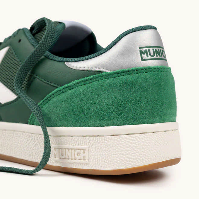 Baskets Homme Munich Arrow 24 Gris - En Cuir, Style Lifestyle, Neuves Avec Emballage