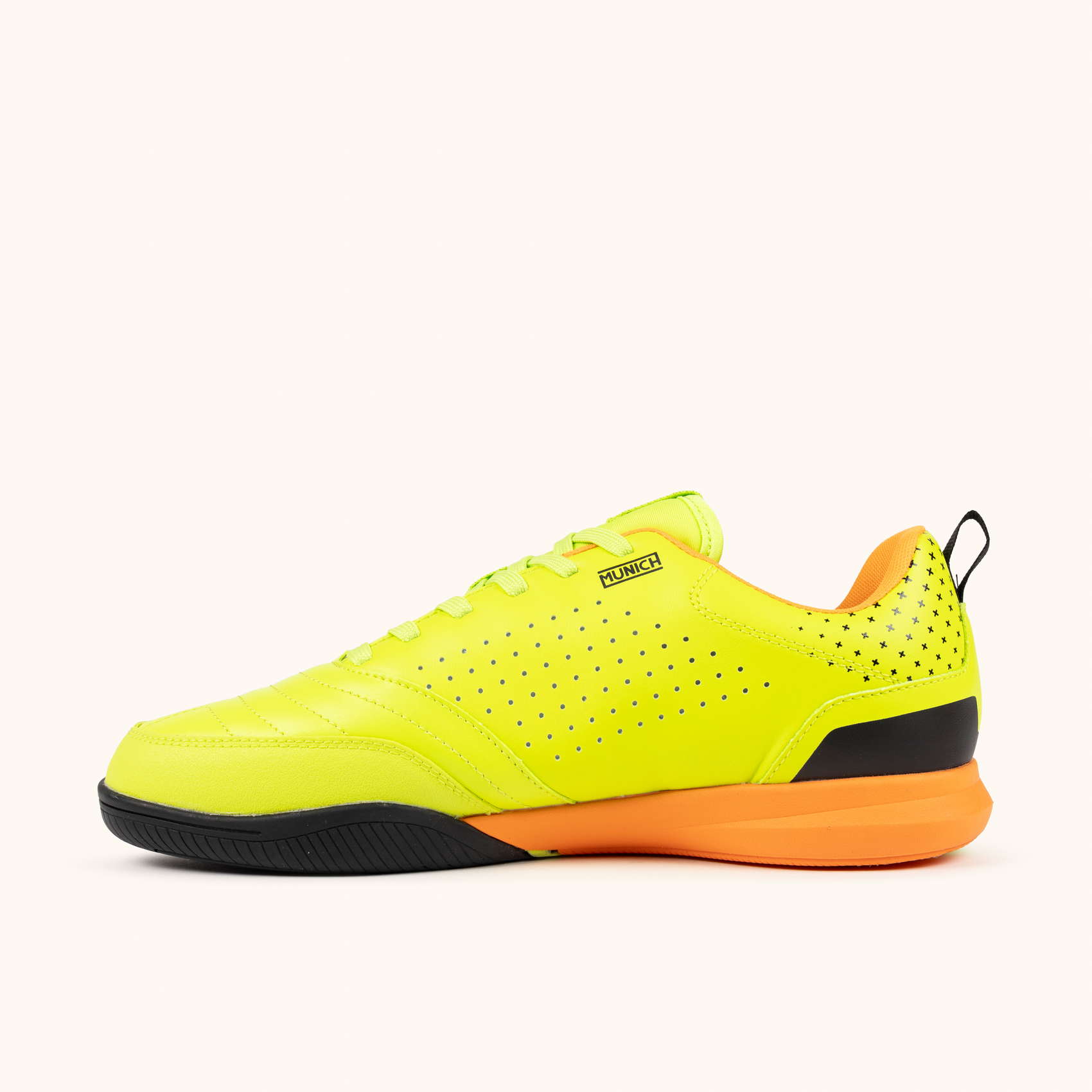 Professional indoor football shoes neon yellow | MUNICH RONDITO 15