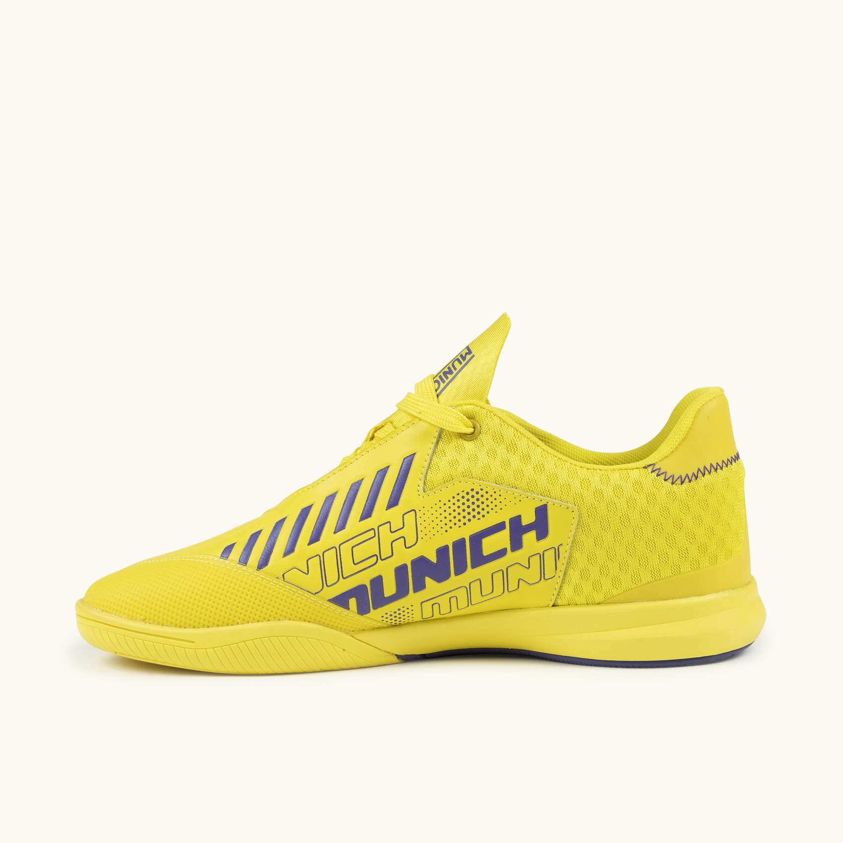 Yellow and Purple Indoor Football Sneakers | MUNICH RONDO 24
