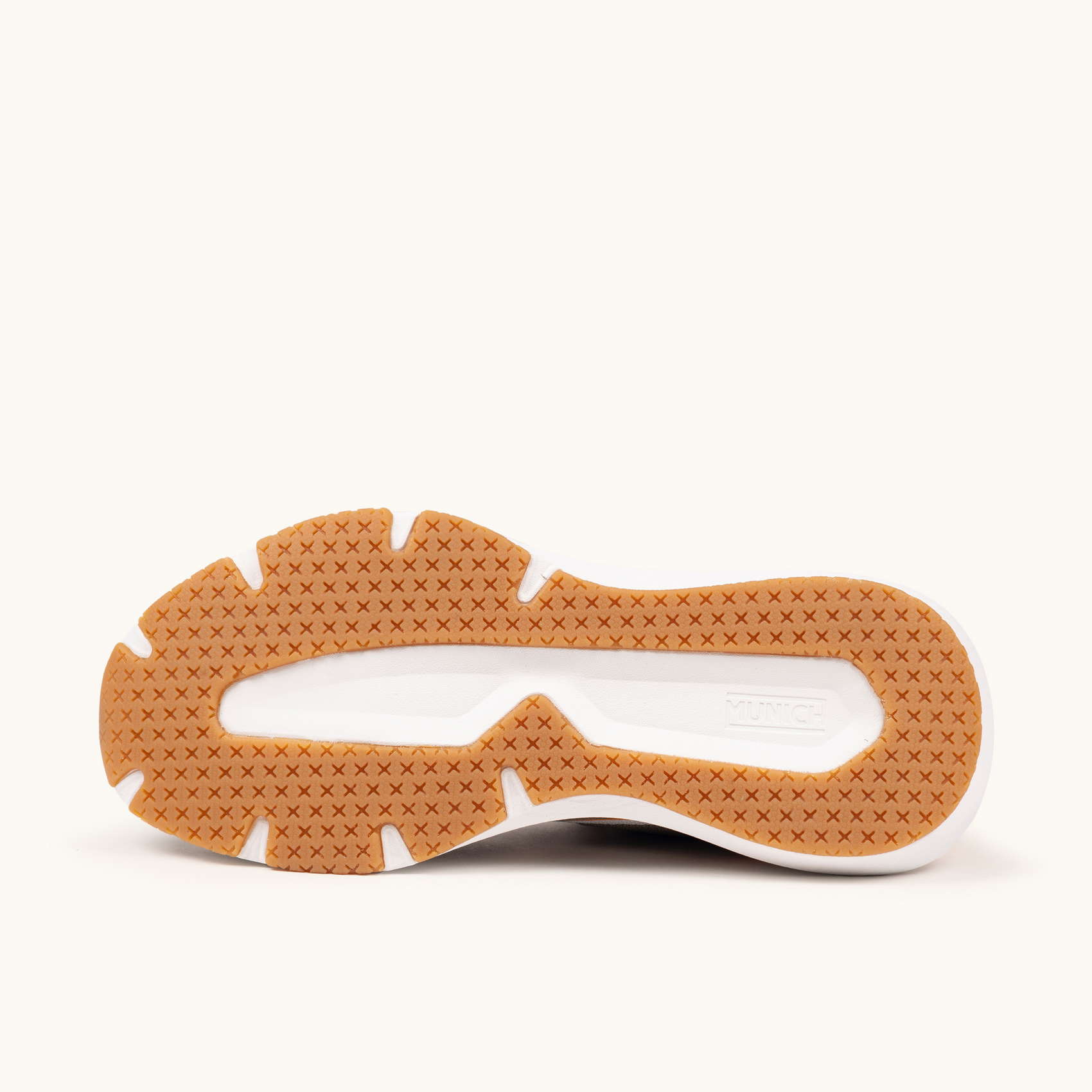 Munic Loop Grey and Orange Knit Lifestyle Sneakers | MUNICH LOOP