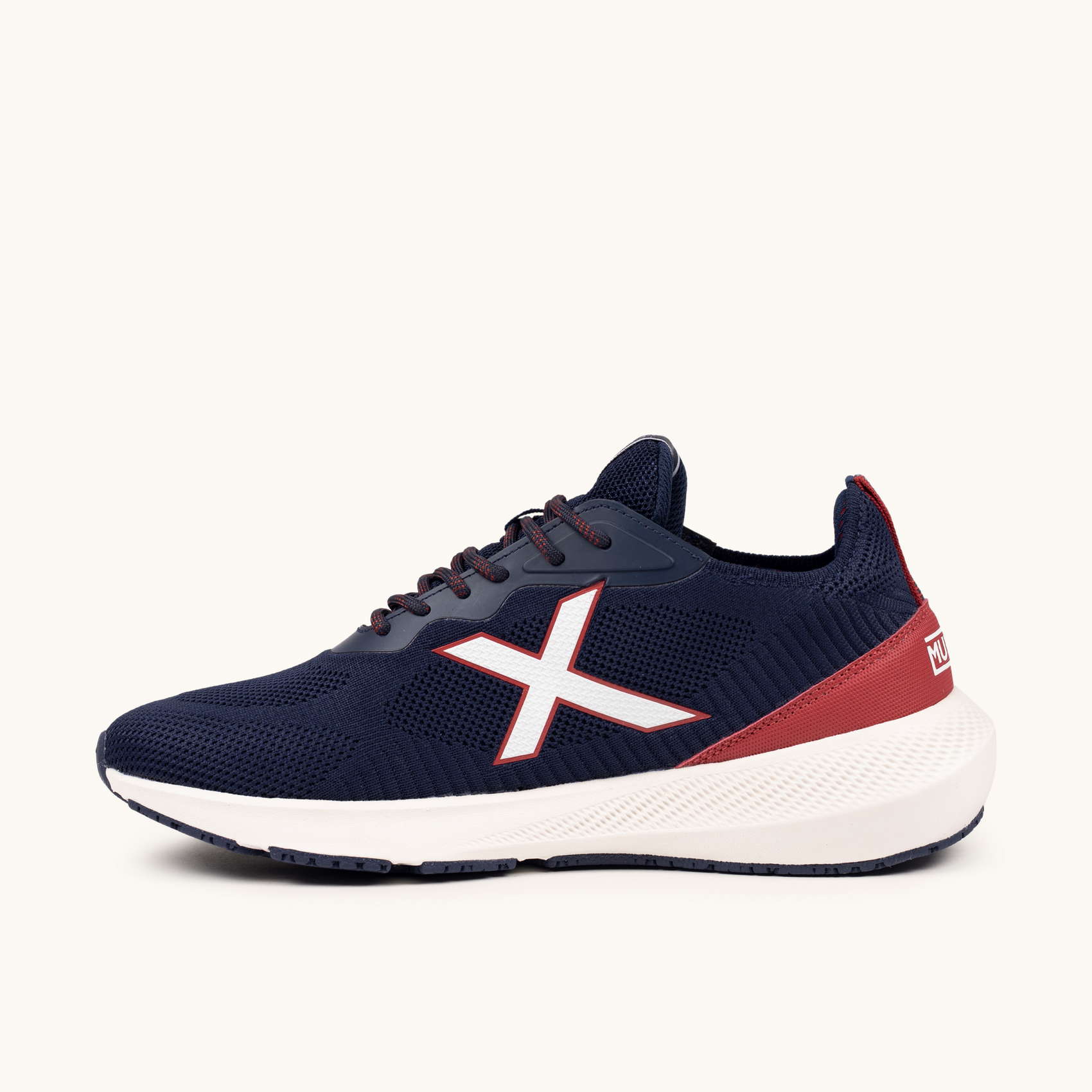 Munic Loop Sneakers Lifestyle Knit Blu Marino e Bordeaux | MUNICH LOOP