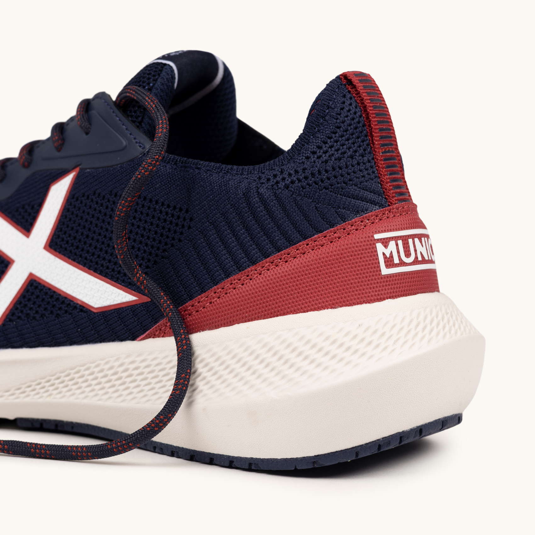 Munic Loop Sneakers Lifestyle Knit Blu Marino e Bordeaux | MUNICH LOOP
