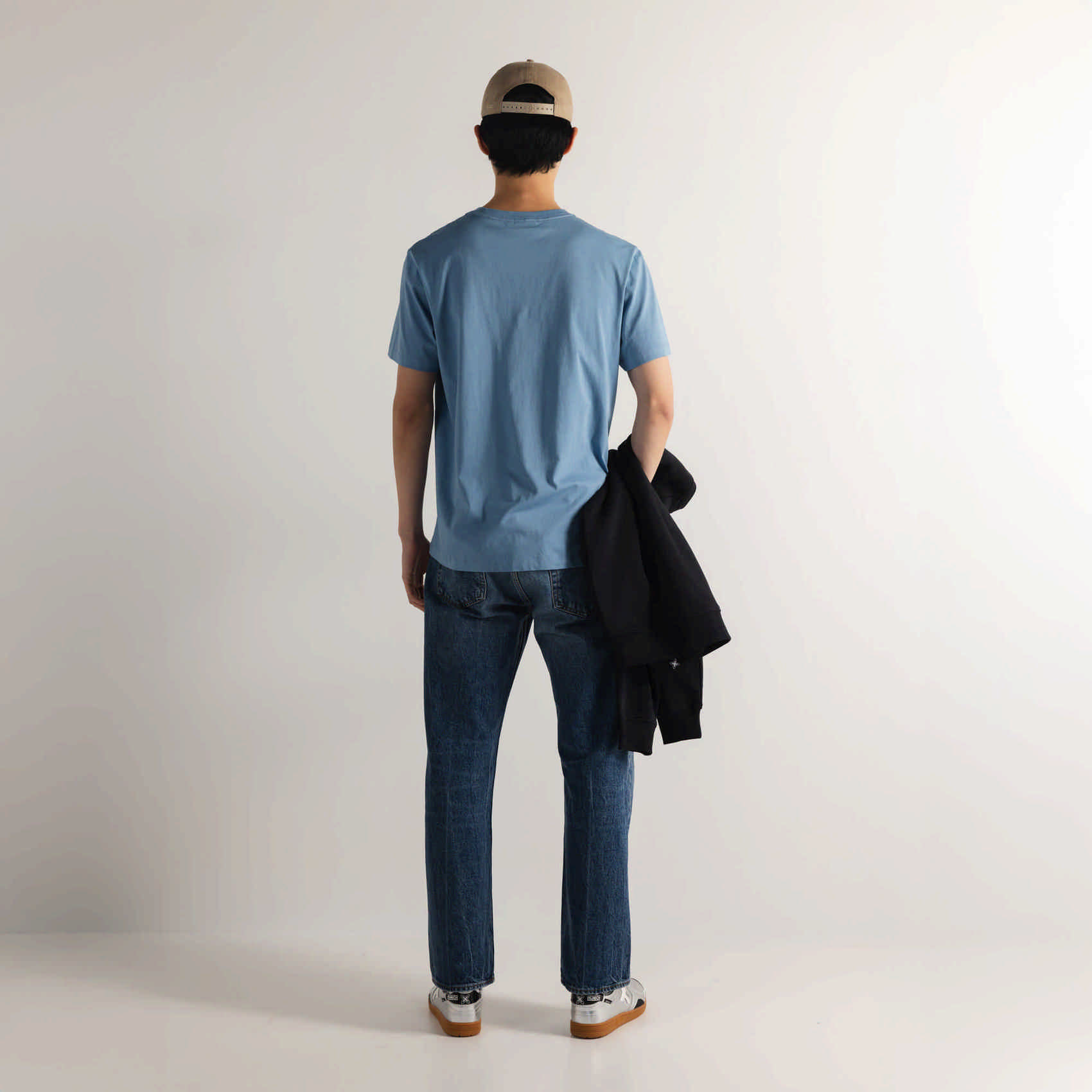 Basic Light Blue Organic Cotton T-Shirt | ESSENTIALS T-SHIRT LIGHT BLUE