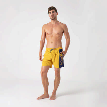 Men's Multicolor Vertical Striped Swim Shorts | MULTICOLOR STRIPED