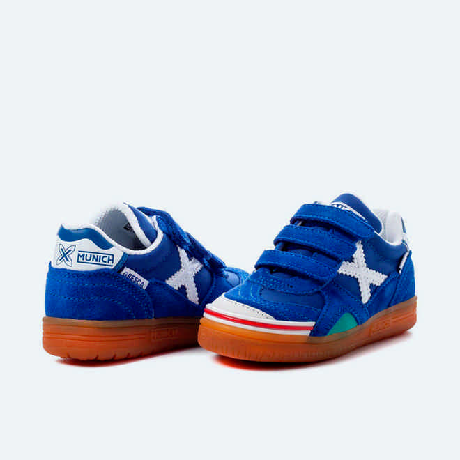 Munich Gresca Kid VCO S, uniseks sneakers voor kinderen, Zwart Geel, 32 EU