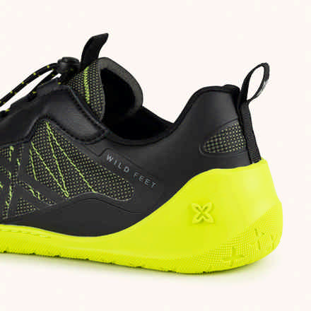 Barefoot Sneakers Sport Style Green and Orange | MUNICH FREESTEP 02